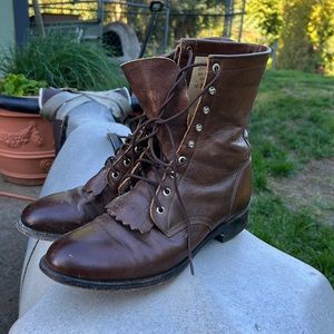 Justin Lace Up Ropers- Men’s